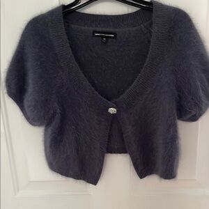 Women's Vintage 2008 Angora Rabbit Hair Shrug Sweater